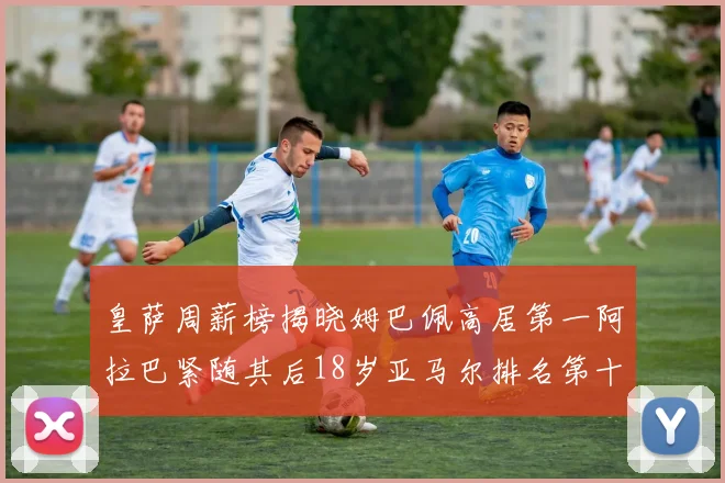 皇萨周薪榜揭晓姆巴佩高居第一阿拉巴紧随其后18岁亚马尔排名第十